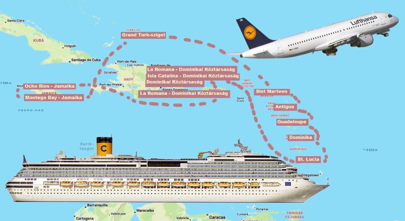 Ezt nézd: 15 napos felejthetetlen óceánjárózás a Karibi-térségben repülővel, transzferekkel 799.990 Ft-ért!