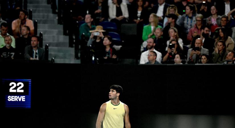 Tovább menetel Carlos Alcaraz az Australian Openen