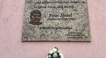 Felavatták Paizs József emléktábláját Szigetváron