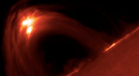 Nagyon ritka napkitörésről hozott nyilvánosságra videót a NASA