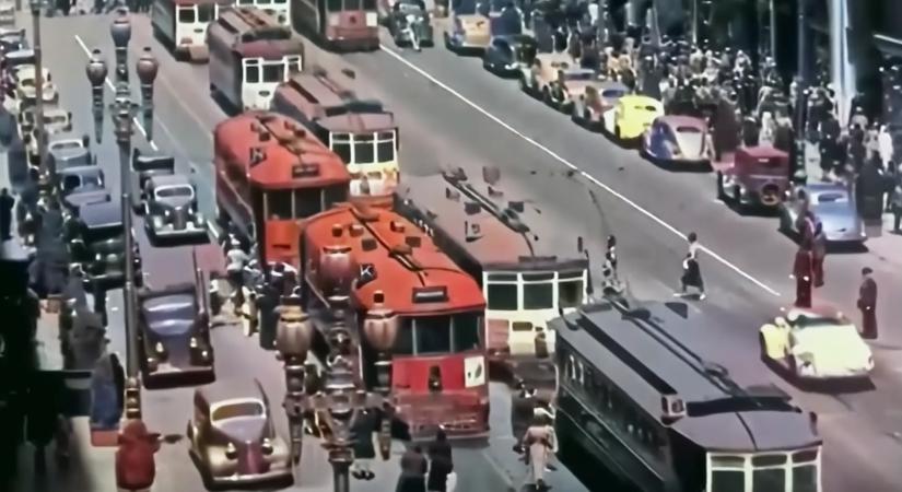 Ilyen volt a San Franciscó-i csúcsforgalom a 30-as években