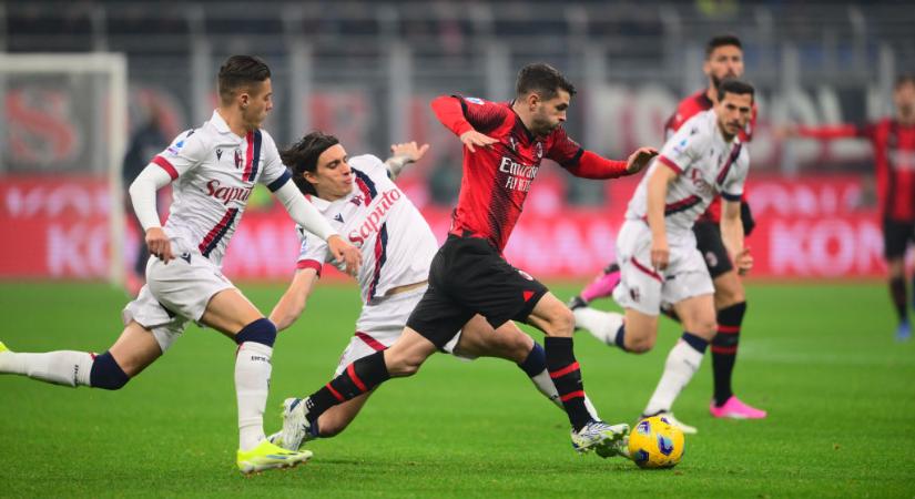 Serie A: Loftus-Cheek duplájával hátrányból fordított az AC Milan, de a hajrában egyenlíteni tudott a Bologna – videóval