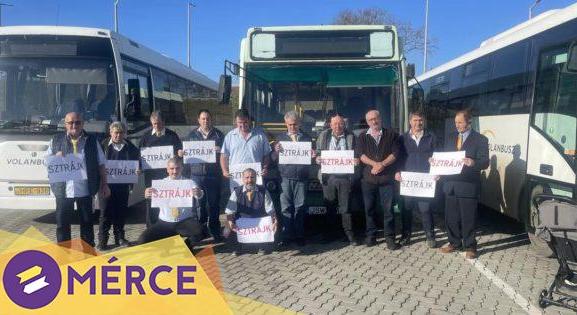 A közszolgáltatást ellátó munkavállalókat nem lehet összehasonlítani a Fradival – magas részvétellel indult a kétnapos Volán-sztrájk