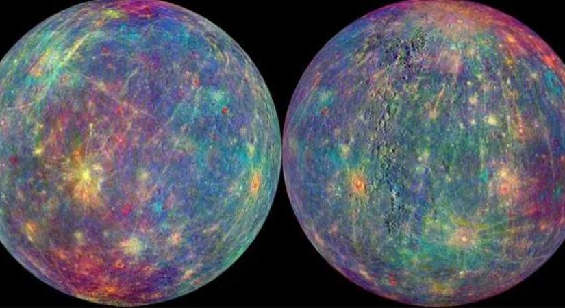 Szikrázó diszkógömbnek tűnik a Merkúr a NASA fotóin