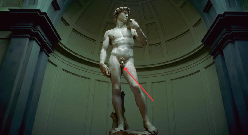 De miért olyan kicsi a Dávid-szobor fallosza?