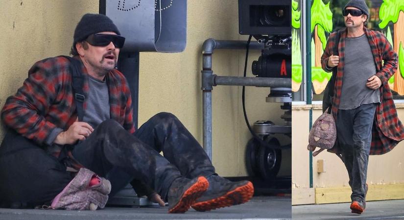 Hogy mi? Leonardo DiCaprio hajléktalan lett: sokkoló fotókon a nők kedvence