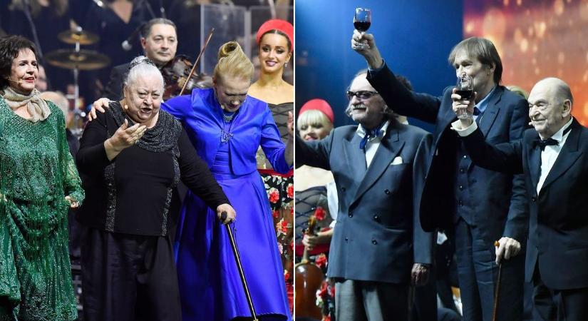 Molnár Piroska és Cserhalmi György is díjat kapott - Mága Zoltán újévi koncertje a tévében