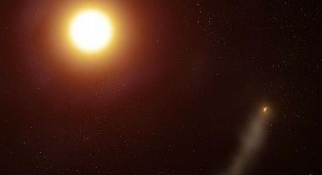 Találtak egy bolygót, ami óriási csíkot húz maga után a világűrben
