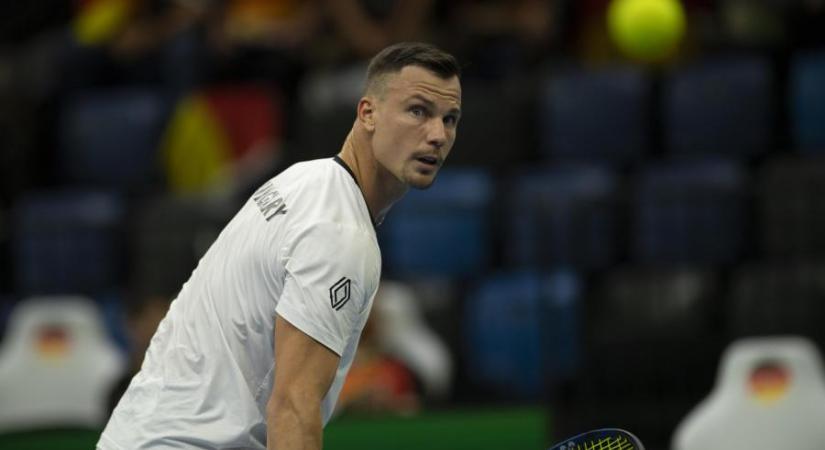 Marozsán kikapott, Fucsovics győzött, nyitott maradt a magyar-német párharc a Davis Kupa-selejtezőn