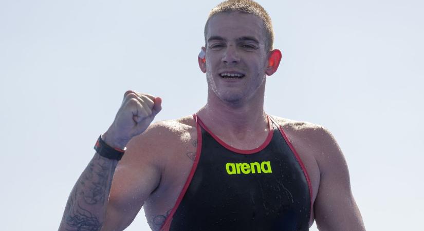 Vizes vb: Rasovszky Kristóf aranyérmet szerzett a nyíltvízi úszók 10 kilométeres versenyében