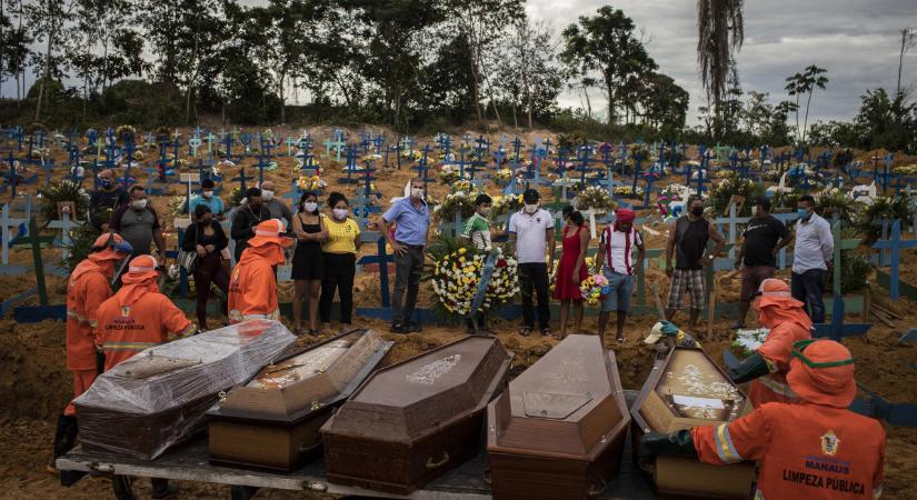 Brazil a koronavírus négyszázezredik halálos áldozata