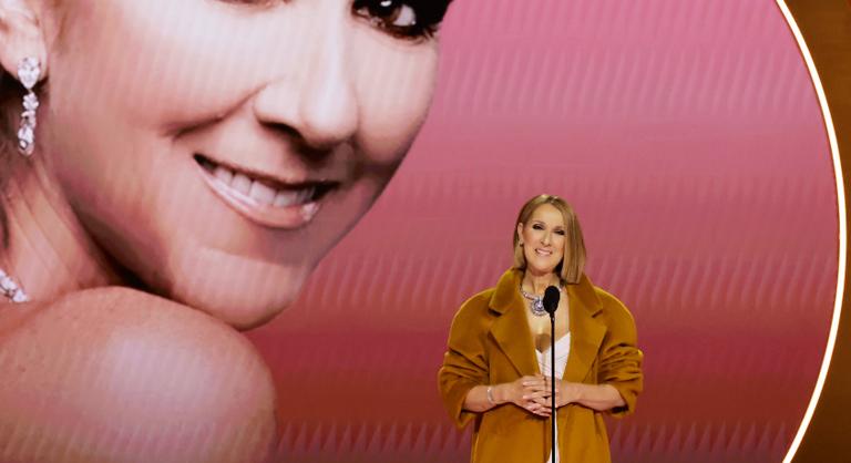 Kiemelt szerepe volt a Grammy-gálán a súlyos beteg Celine Dionnak