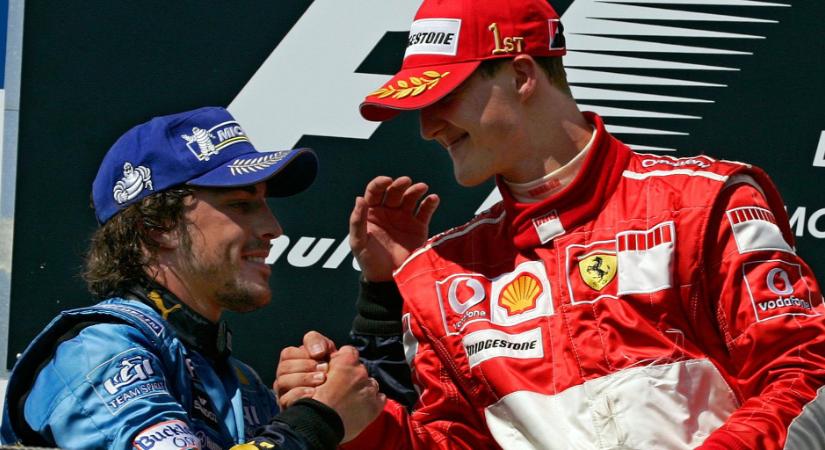 Fernando Alonso kitálalt Michael Schumacherről: "Próbált megfélemlíteni bennünket"