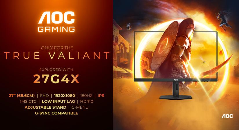 180-nal száguldanak az AOC új gamer monitorjai