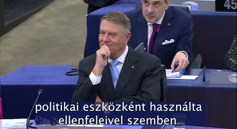Magyarul köszöntötte Klaus Iohannist az EP-ben Vincze Loránt RMDSZ-es képviselő (VIDEÓ)