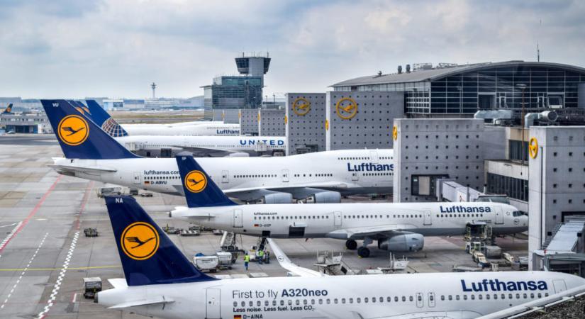 Sztrájk miatt törölték a Lufthansa szinte összes járatát