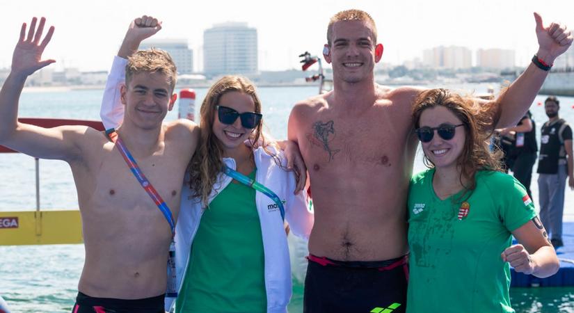 Vizes VB: bronzérmes a magyar csapat a nyíltvízi úszóknál