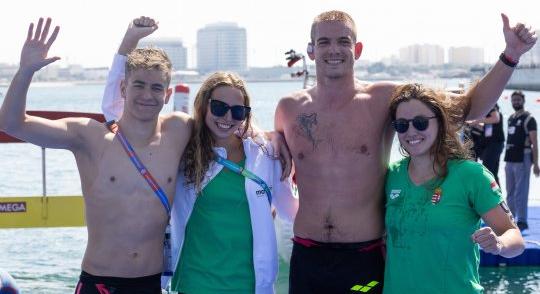 Vizes vb: Bronzérmes lett a magyar csapat a nyíltvízi úszóknál