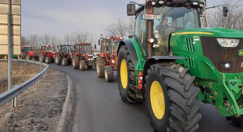 Jelentősen megnőtt a traktorforgalom Záhony irányába – kezdődik a Magosz tüntetés