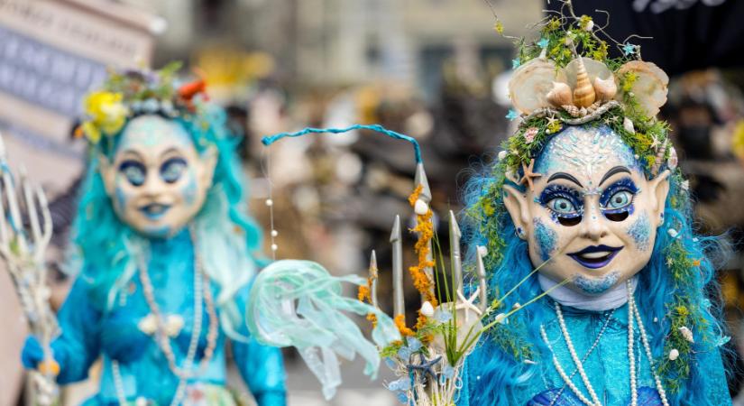 Bámulatos képeken a svájci farsangi karnevál