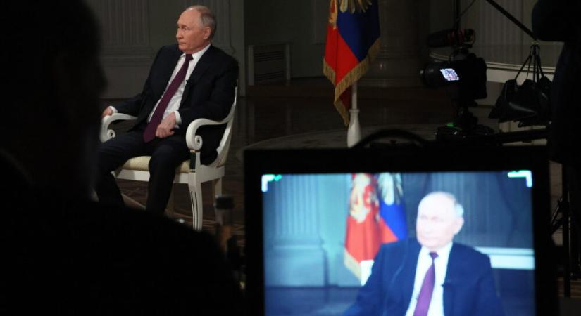 Több tucatnyi külföldi kérelem érkezett Putyin-interjúra