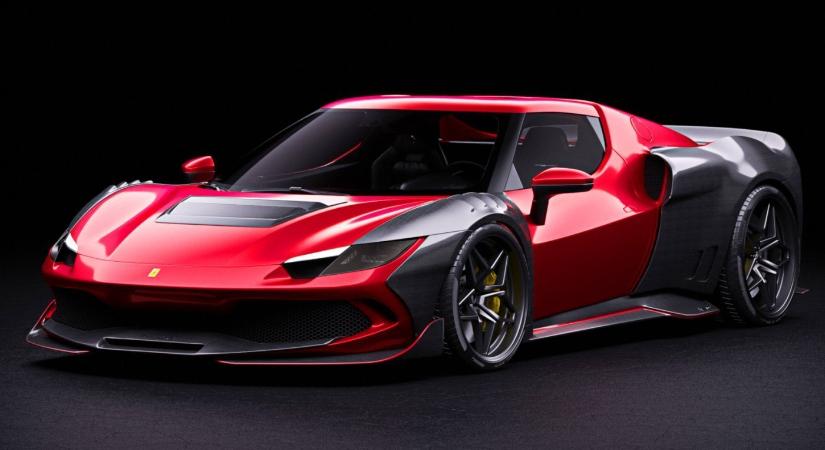 Látható karbon szélesítésekkel lesz igazán vad a Ferrari 296