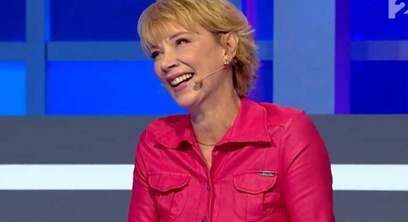 Az 56 éves Xantus Barbara piros bőrruhába bújt: nagyon dögös volt az esti műsorban
