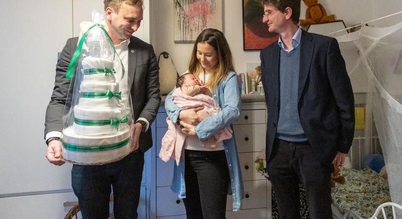 Júlia Róza: az év első újszülöttje a II. kerületben