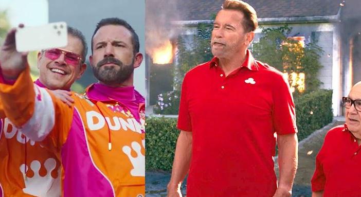 Schwarzenegger és Danny DeVito újra együtt, Matt Damon Ben Afflecknek segít popsztárrá válni – a legjobb Super Bowl reklámok