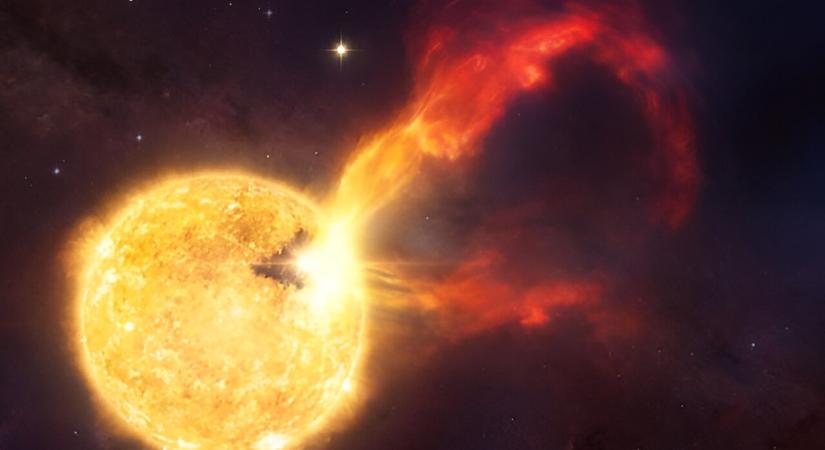 Extrém kitörést produkált egy napszerű, fiatal csillag 400 fényévre tőlünk