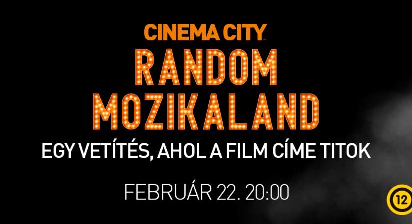 Mit néznél meg a moziban Hajós Andrással? Random Mozikalandra hív február 22-én a Cinema City!