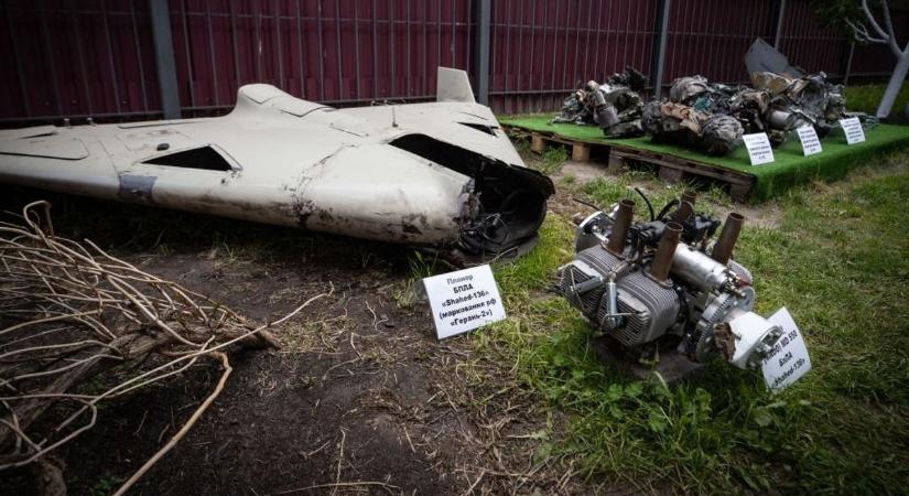 Orosz harci drón zuhant le Moldovában