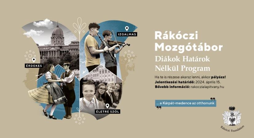 Rákóczi Mozgótábor – idén is várják a felvidéki fiatalok jelentkezését