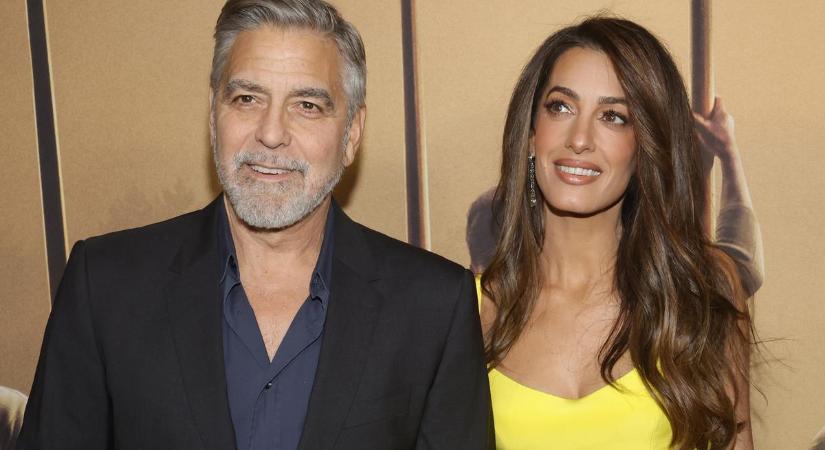 Megtörte a hallgatást George Clooney: itt az első fotó a piciről. Féltőn öleli Amal, és annyira édes