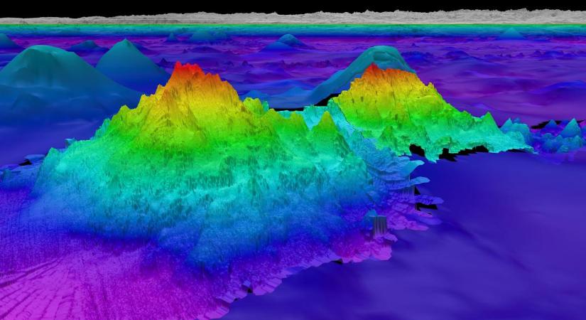 A mélység óriásai: négy, eddig ismeretlen, hatalmas hegyet fedezett fel az óceánkutató