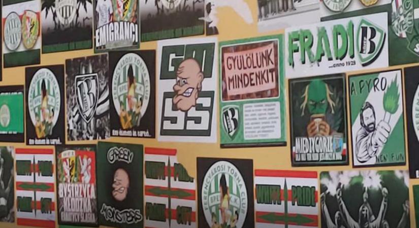 Az igazgató leszedette egy ferencvárosi iskola gyűlöletet keltő Fradi-tablóját