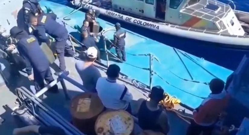 4,5 tonna kokaint csempésztek egy tengeralattjárón Kolumbiában