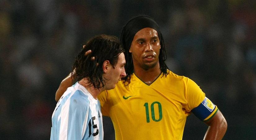 Ronaldinho szerint Messi nincs ott minden idők három legjobb játékosa között