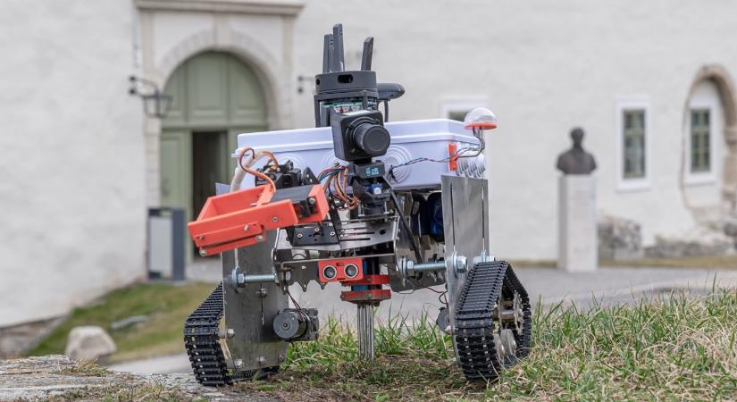 Mesterséges intelligenciát alkalmaz a Széchenyi István Egyetemen fejlesztett mezőgazdasági robot