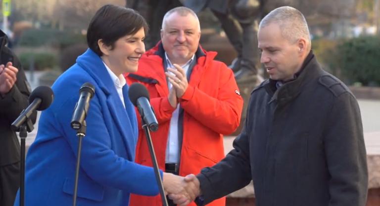 Dobrev Klára mutatta be az ellenzék közös polgármesterjelöltjét Nyíregyházán