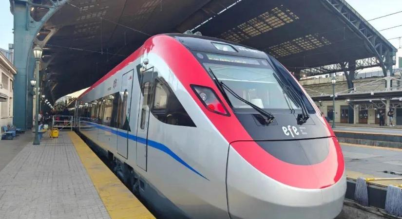 Új kínai motorvonatokkal korszerűsödött a chilei vasút
