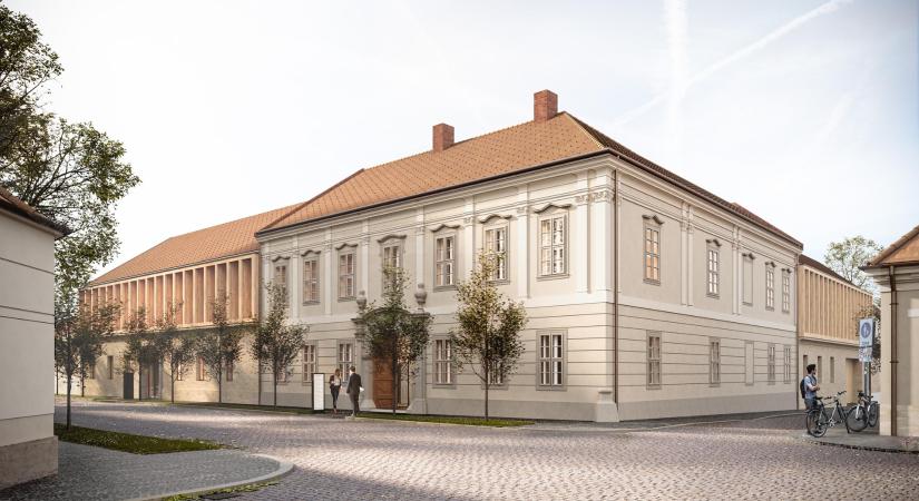 A Konkrét Stúdió II. díjas pályaműve az az esztergomi Sándor-palota felújítására kiírt pályázaton