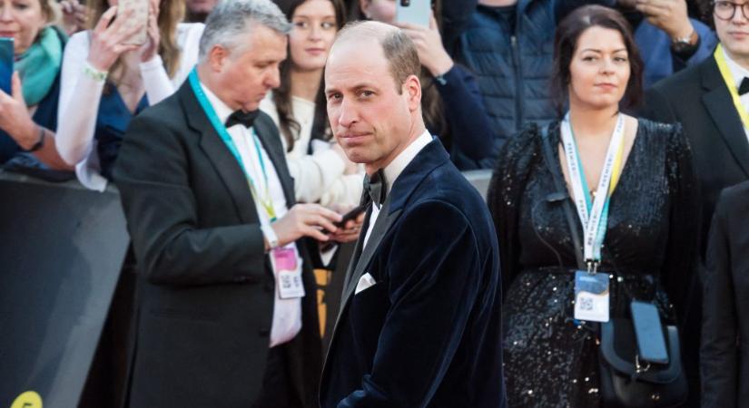 Vilmos herceg sajnálja, hogy Katalin hercegné nem tarthatott vele az idei BAFTA-gálára