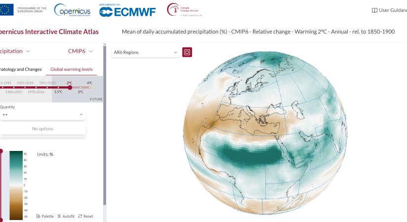 Interaktív atlaszon a világ éghajlati adatai