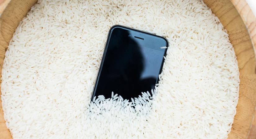 Apple: Nem a rizs segít az elázott mobilon