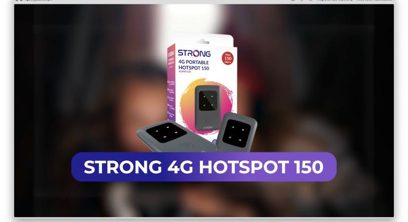 STRONG 4G Hotspot 150, a valódi mobil internet