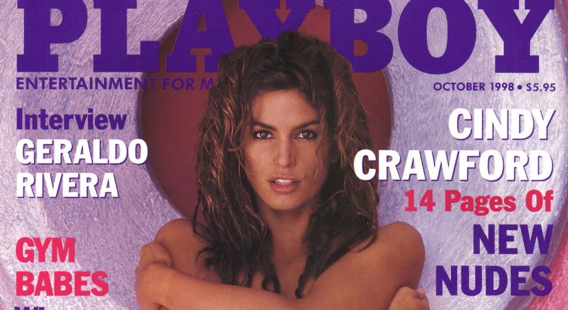 58 éves lett minden idők legszexibb nője, Cindy Crawford: forró régi képekkel köszöntötte őt a Playboy – fotók