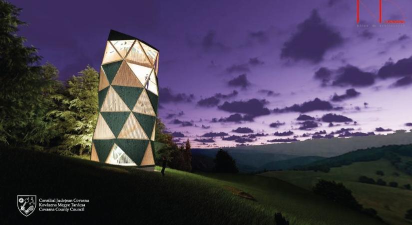 Idén megépülhet a háromszéki Bodoki-tetőn a turistacsábító, futurisztikus kilátó