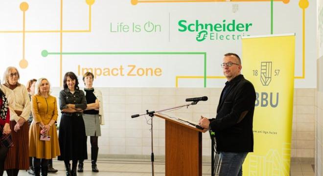 Schneider Electric Impact Zone – Újabb közösségi térrel bővült a BGE Külkereskedelmi Kara