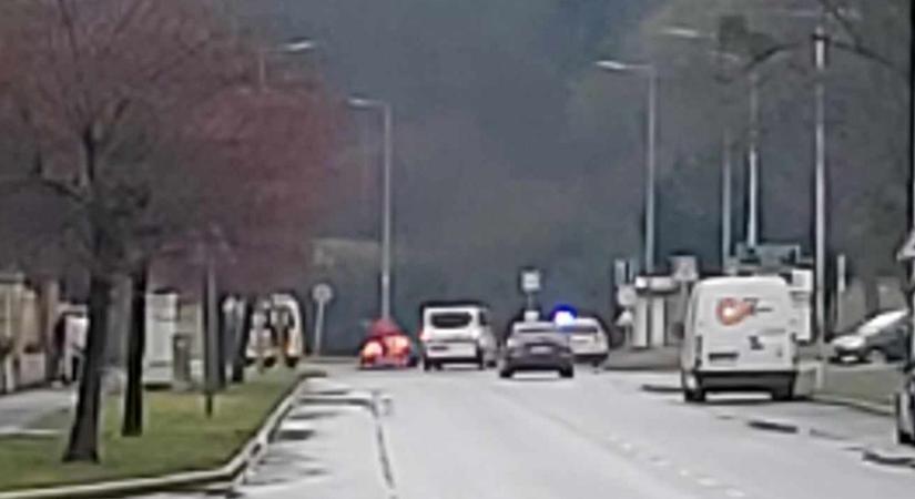 Gázolás történt Szombathelyen a Brenner Tóbiás körúton
